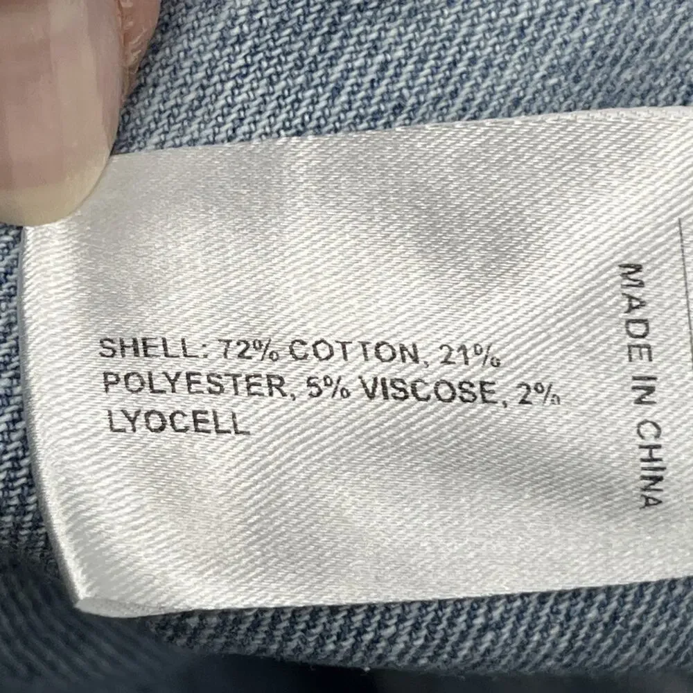 Cider Women's High Rise Pleated Wide Leg Jeans Size Small 26X28 Light wash 90s